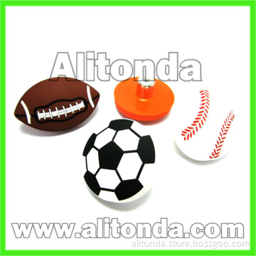 PVC cartoon children drawer door cabinet handles and pulls custom